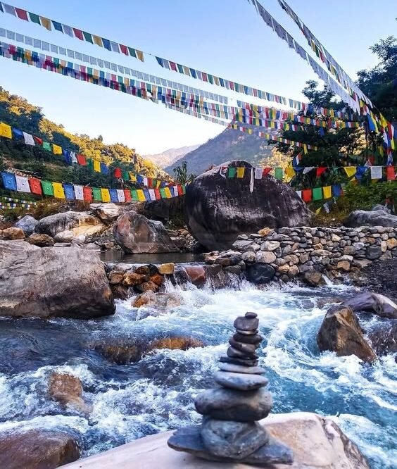 Scenic Himalayan View of Sikkim
